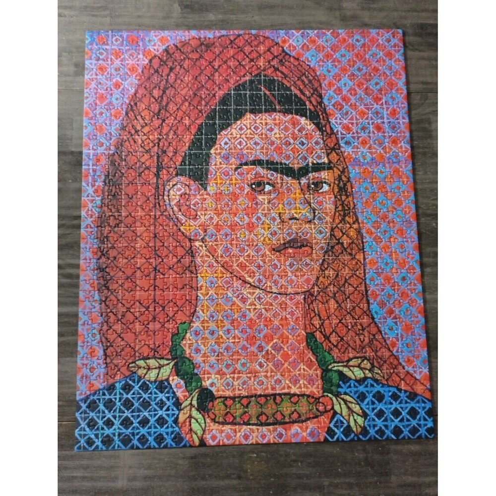 Pomegranate Alfredo Arreguin Head Dress 1000 Piece Puzzle Complete